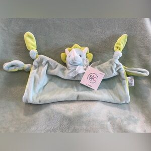 NWT SJC Stephen Joseph Co Triceratops Dinosaur Green Lovey Hobby Lobby Security